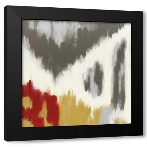 Vibrant I Black Modern Wood Framed Art Print by Vindedzis, Rita