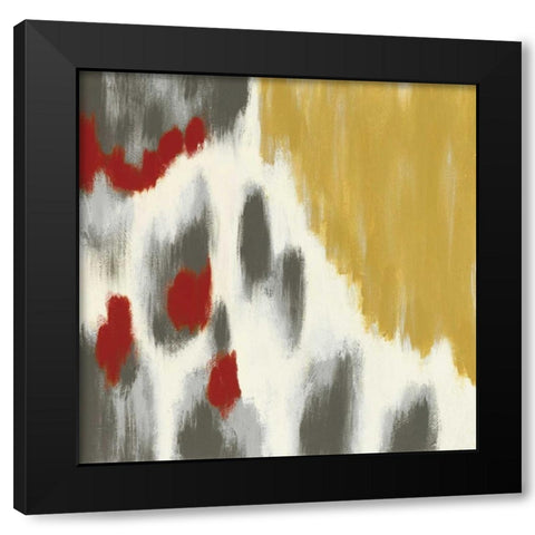 Vibrant II Black Modern Wood Framed Art Print with Double Matting by Vindedzis, Rita