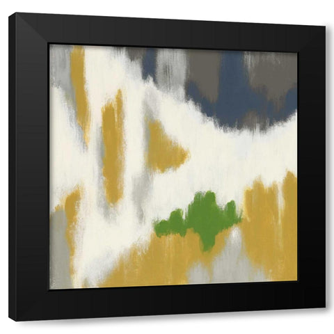 Vivid I Black Modern Wood Framed Art Print with Double Matting by Vindedzis, Rita