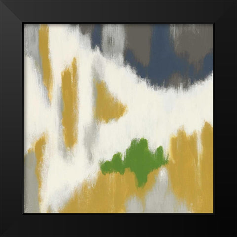 Vivid I Black Modern Wood Framed Art Print by Vindedzis, Rita