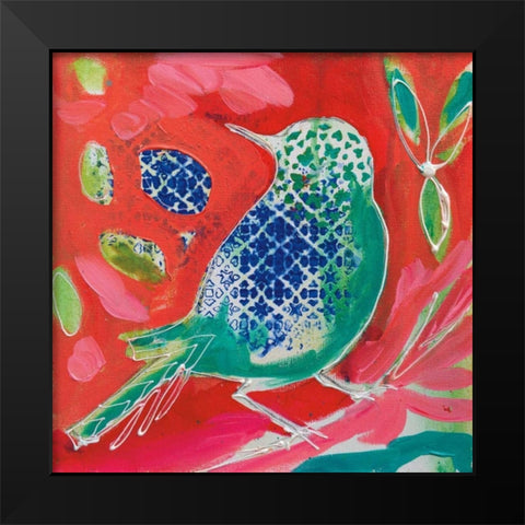 Petite Bird II Black Modern Wood Framed Art Print by Brooks, Amanda J.