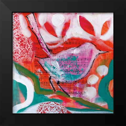 Petite Bird III Black Modern Wood Framed Art Print by Brooks, Amanda J.