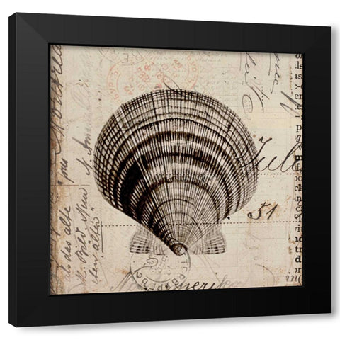 Ocean Collection IV Black Modern Wood Framed Art Print with Double Matting by Berg, Sabine