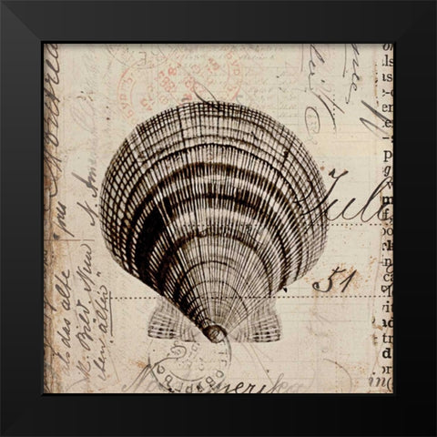 Ocean Collection IV Black Modern Wood Framed Art Print by Berg, Sabine