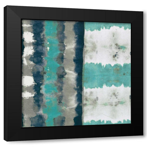 Contempo II Black Modern Wood Framed Art Print with Double Matting by Vindedzis, Rita