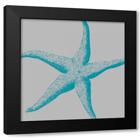 Sea Stars II Black Modern Wood Framed Art Print by Berg, Sabine