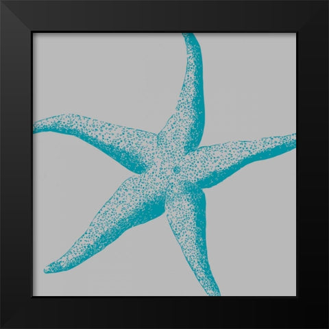 Sea Stars II Black Modern Wood Framed Art Print by Berg, Sabine