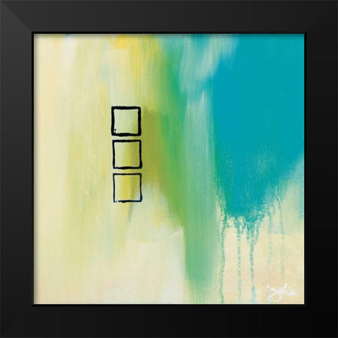 No One Black Modern Wood Framed Art Print by Hawkins, Julie