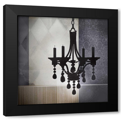 Crystal Light I Black Modern Wood Framed Art Print by Noah