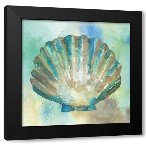 Sand I Black Modern Wood Framed Art Print by Fontaine, Stephane