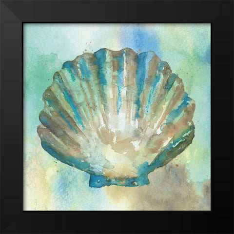Sand I Black Modern Wood Framed Art Print by Fontaine, Stephane