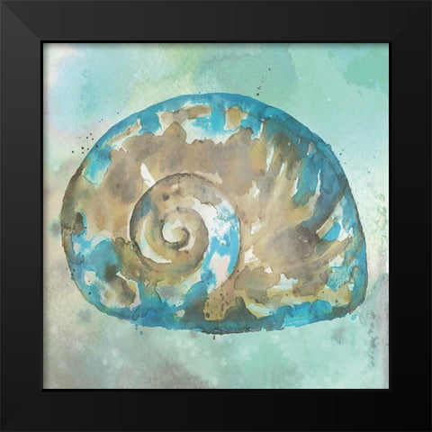 Sand II Black Modern Wood Framed Art Print by Fontaine, Stephane