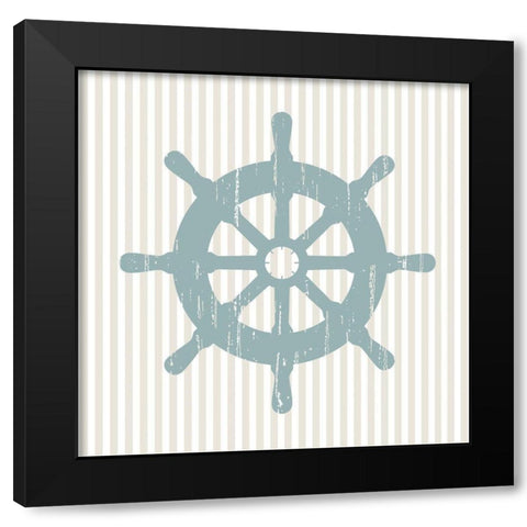 Helm Black Modern Wood Framed Art Print by Berg, Sabine