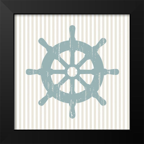 Helm Black Modern Wood Framed Art Print by Berg, Sabine
