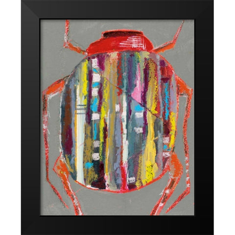 Whats Bugging You? II Black Modern Wood Framed Art Print by Swider, Staci