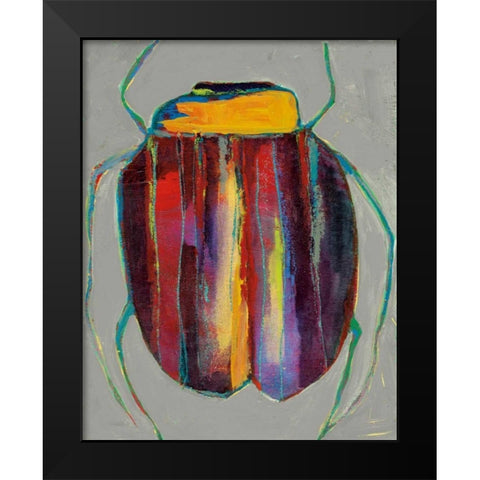 Whats Bugging You? IV Black Modern Wood Framed Art Print by Swider, Staci