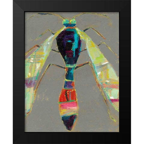 Whats Bugging You? III Black Modern Wood Framed Art Print by Swider, Staci