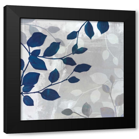 Leaves in the Mist II Black Modern Wood Framed Art Print with Double Matting by Venter, Tandi