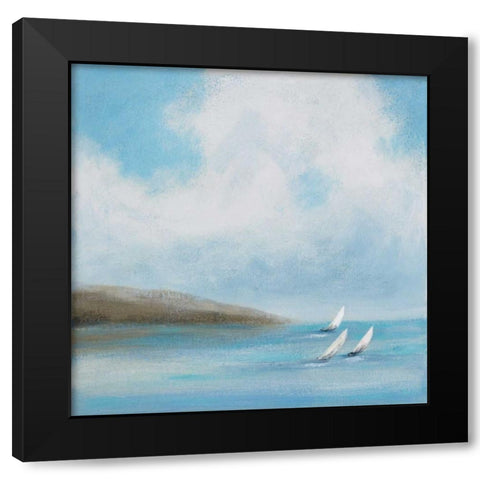 Sailing Day III Black Modern Wood Framed Art Print by Vindedzis, Rita