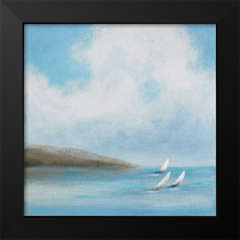 Sailing Day III Black Modern Wood Framed Art Print by Vindedzis, Rita