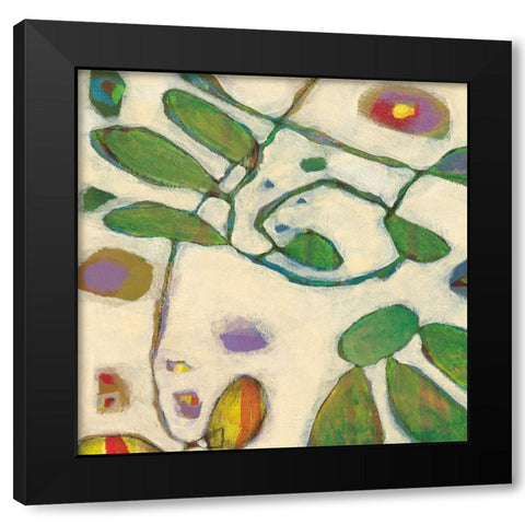 Sweet Surprise I Black Modern Wood Framed Art Print with Double Matting by Weber, Jennifer
