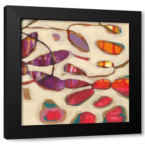 Sweet Surprise IV Black Modern Wood Framed Art Print with Double Matting by Weber, Jennifer