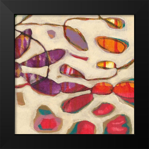Sweet Surprise IV Black Modern Wood Framed Art Print by Weber, Jennifer