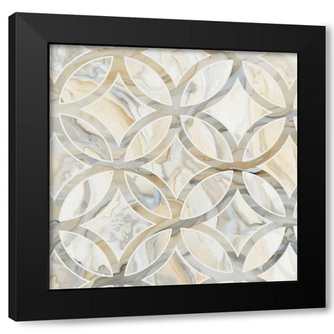 Onyx I Black Modern Wood Framed Art Print by Banks, Debbie