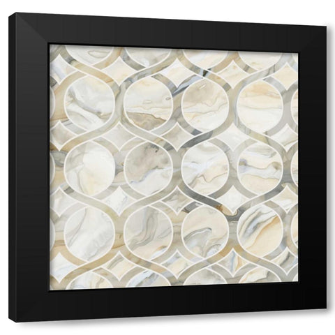 Onyx II Black Modern Wood Framed Art Print with Double Matting by Banks, Debbie