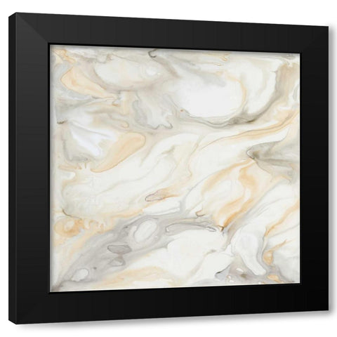 Alabaster III Black Modern Wood Framed Art Print with Double Matting by Banks, Debbie