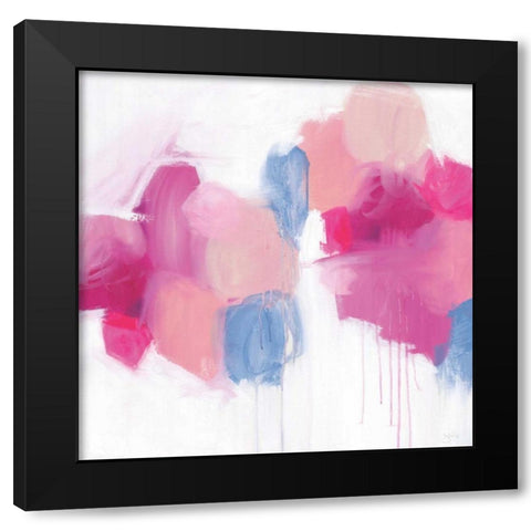 Storm In A Teacup Black Modern Wood Framed Art Print by Hawkins, Julie