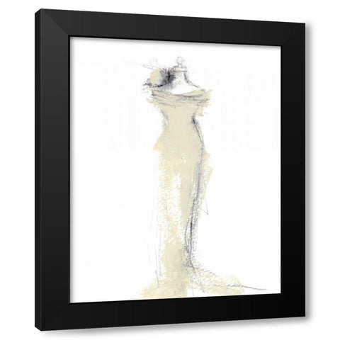 The Dressing Room I Black Modern Wood Framed Art Print by Stajan-Ferkul, Andrea