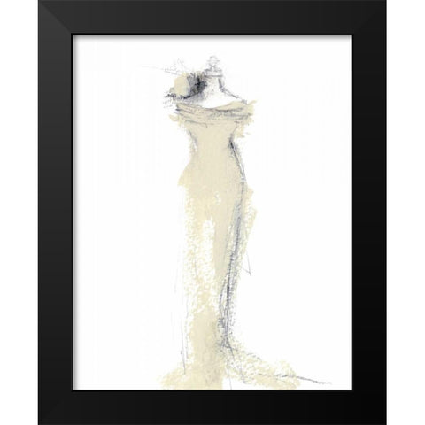 The Dressing Room I Black Modern Wood Framed Art Print by Stajan-Ferkul, Andrea