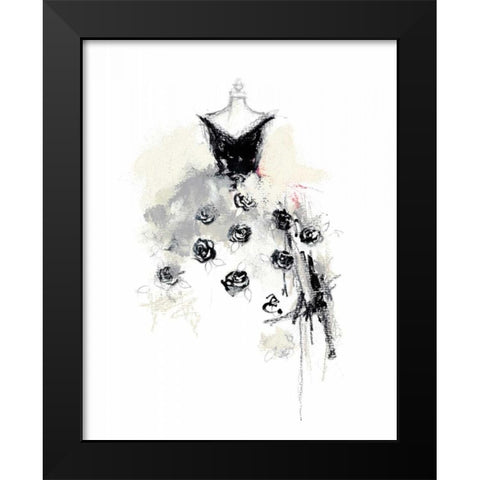 The Dressing Room II Black Modern Wood Framed Art Print by Stajan-Ferkul, Andrea