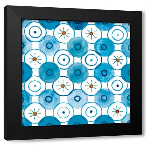 Going Circles I Black Modern Wood Framed Art Print by Smith, Hope