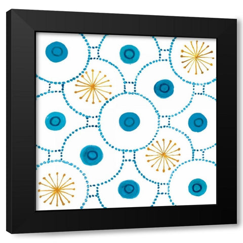 Going Circles II Black Modern Wood Framed Art Print by Smith, Hope