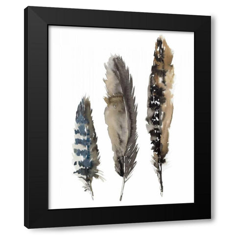 A Light Touch I Black Modern Wood Framed Art Print with Double Matting by Meyers, Rebecca
