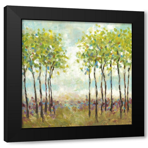 Foxwood I Black Modern Wood Framed Art Print by Pasion, Wani