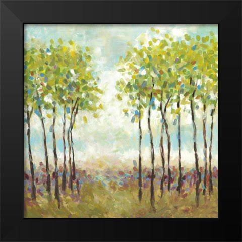 Foxwood I Black Modern Wood Framed Art Print by Pasion, Wani