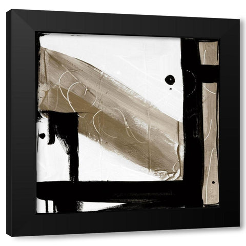 Choices Black Modern Wood Framed Art Print with Double Matting by Fournier, Joyce