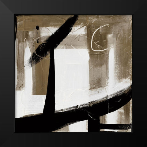 Affirmation Black Modern Wood Framed Art Print by Fournier, Joyce