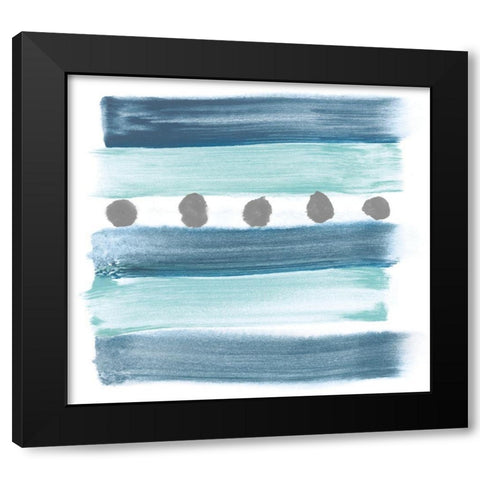 Beach Day II Black Modern Wood Framed Art Print by Vindedzis, Rita