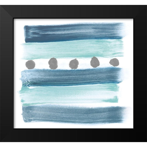 Beach Day II Black Modern Wood Framed Art Print by Vindedzis, Rita