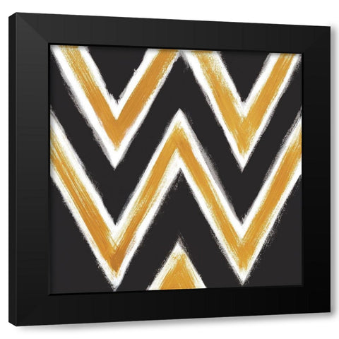 Golden Daze I Black Modern Wood Framed Art Print by Vindedzis, Rita