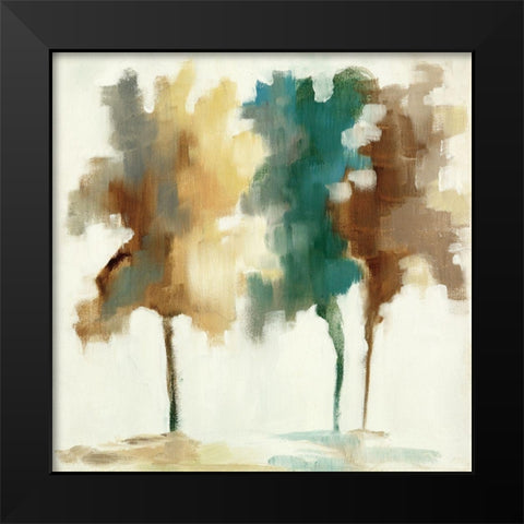 Trees I Black Modern Wood Framed Art Print by Ellens, Jacqueline