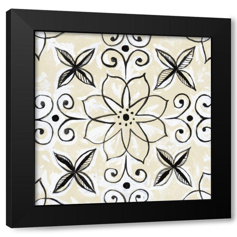 Imaginary Rose Black Modern Wood Framed Art Print by Smith, Hope