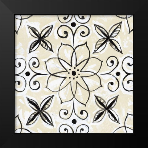 Imaginary Rose Black Modern Wood Framed Art Print by Smith, Hope