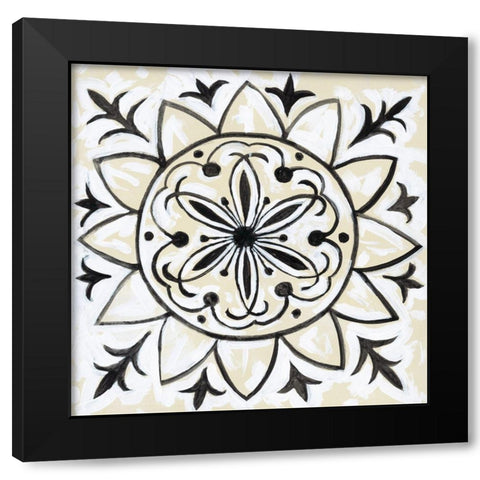Imaginary Sunflower Black Modern Wood Framed Art Print by Smith, Hope