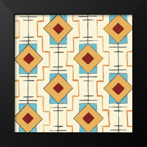 Triangle Tango Black Modern Wood Framed Art Print by Smith, Hope