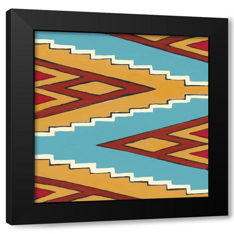 Earth River Black Modern Wood Framed Art Print with Double Matting by Smith, Hope